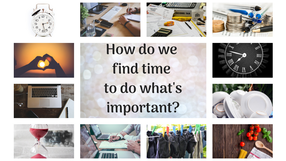 How do we find time to do what’s important?